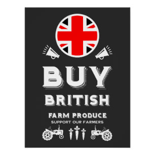 Poster Soutien à l'agriculture britannique