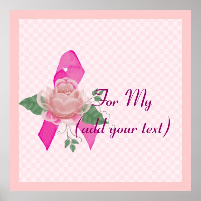 Poster Soutien au cancer du sein (Devant)