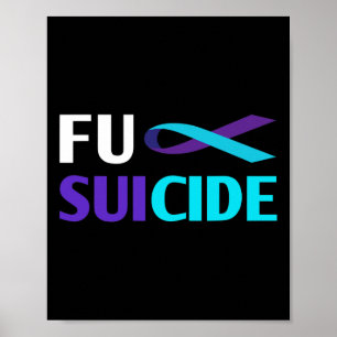 Poster Soutien de sensibilisation au suicide Survivant