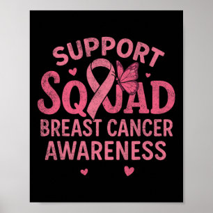 Poster Soutien du guerrier du cancer du sein Équipe du ca