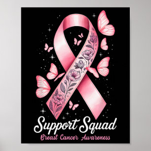 Poster Soutien du guerrier du cancer du sein Équipe du ca