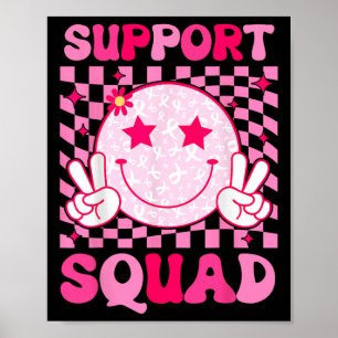 Poster Soutien du guerrier du cancer Équipe de lutte cont