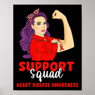 Poster Soutien Escadron Red Warrior Sensibilisation aux m