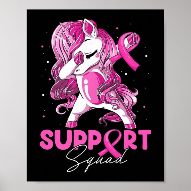Poster Soutien Squad Sensibilisation au cancer du sein Pi (Devant)