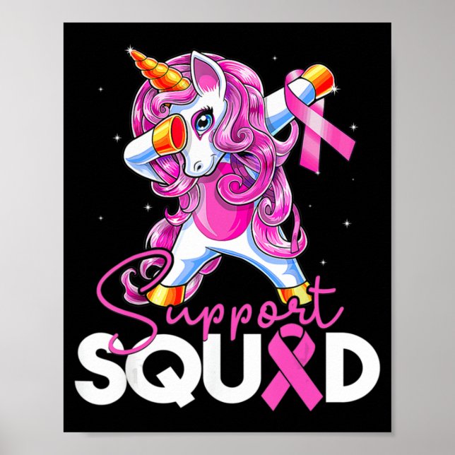 Poster Soutien Squad Sensibilisation au cancer du sein Un (Devant)