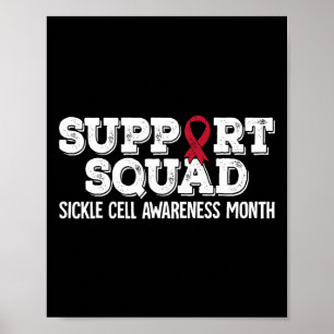 Poster Soutien Squad Sickle Cell Awareness Mois 1