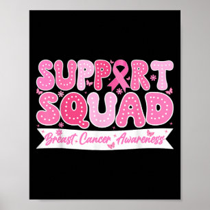 Poster Soutien super Squad Sensibilisation au cancer du s