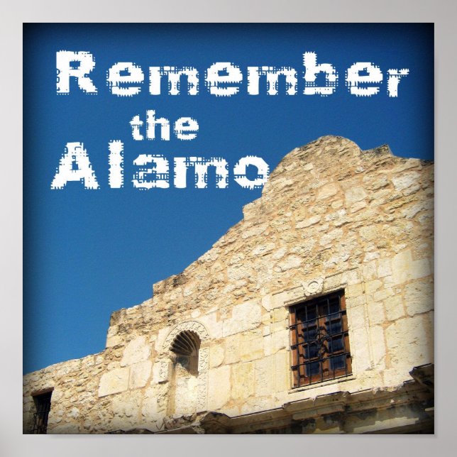 Poster Souvenez-vous de l'affiche Alamo (Devant)