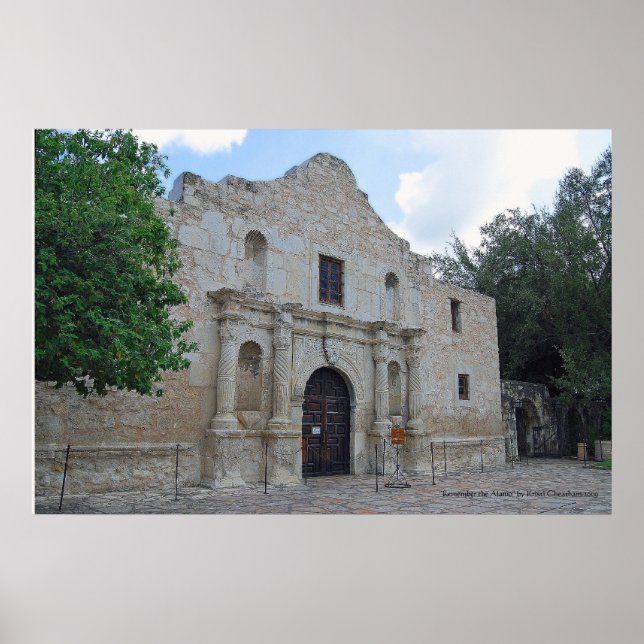 Poster "Souvenez-vous de l'Alamo" de Kris... (Devant)