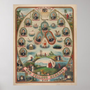 Poster Souvenir de camarades impairs [1883]