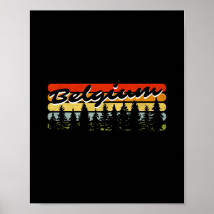 Poster Souvenir de vacances de cabane d'arbres de coucher