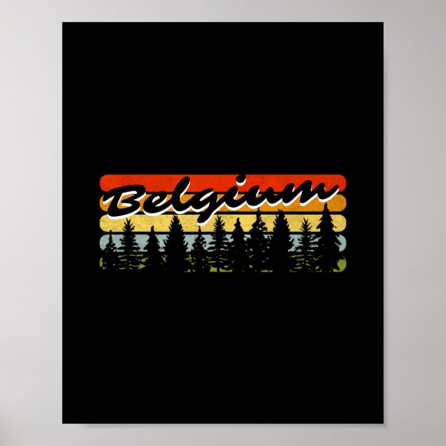 Poster Souvenir de vacances de cabane d'arbres de coucher (Devant)