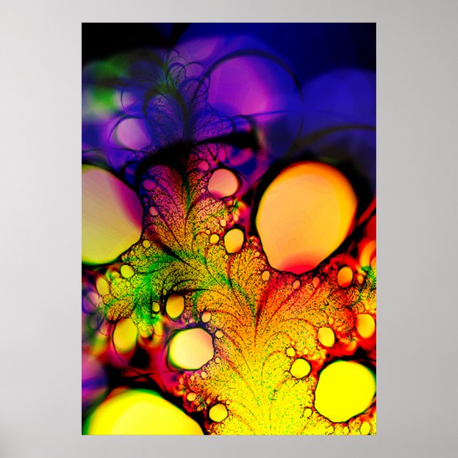 Poster Souvenirs de lampes de lave (Devant)