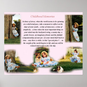 Poster Souvenirs d'enfance Inspiration