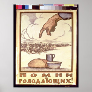 Poster Souviens-toi de la faim !, affiche, 1921