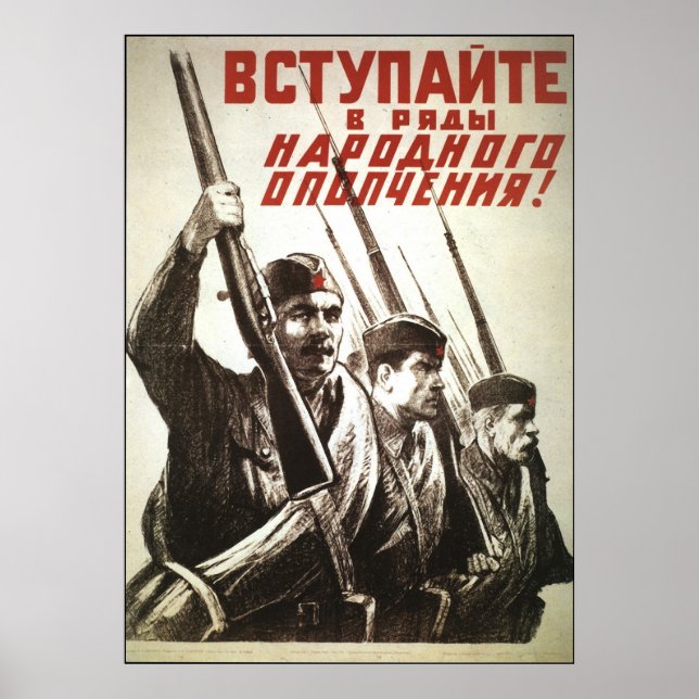 Poster Soviet (Devant)