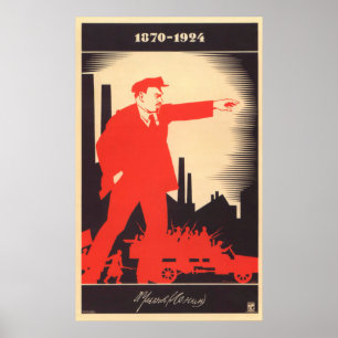 Poster soviétique Lénine