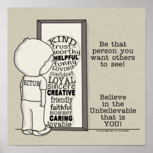 Poster Soyez cette personne