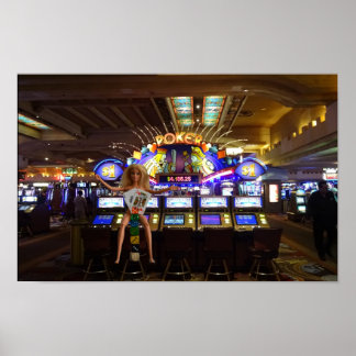 Poster Soyez chanceux à Vegas. 
