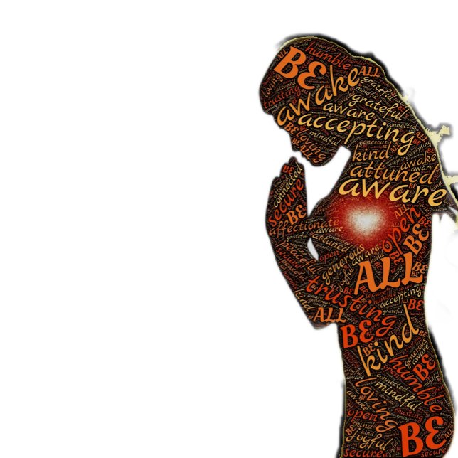 Poster Soyez Conscient De L'Inspiration Word Art Design (Créateur téléchargé)