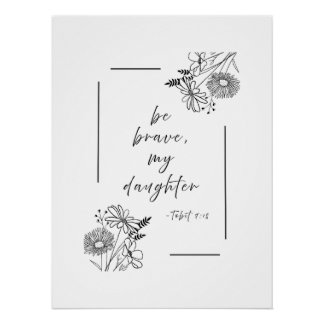 Poster Soyez courageux - Imprimer l'affiche