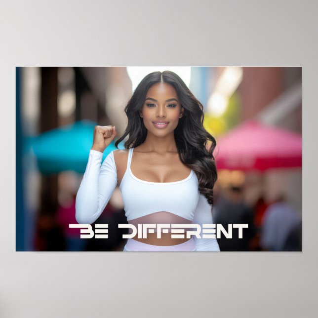 POSTER SOYEZ DIFFÉRENT (Devant)