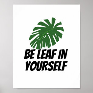 Poster Soyez Feuille En Vous-Même