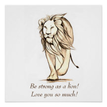Soyez fort comme un lion