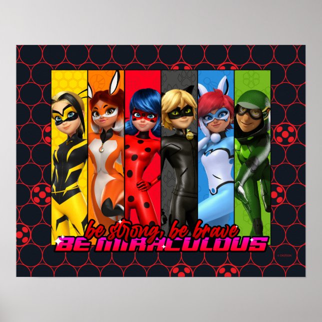 Poster Soyez Fort, Soyez Courageux, Soyez Miraculeux (Devant)