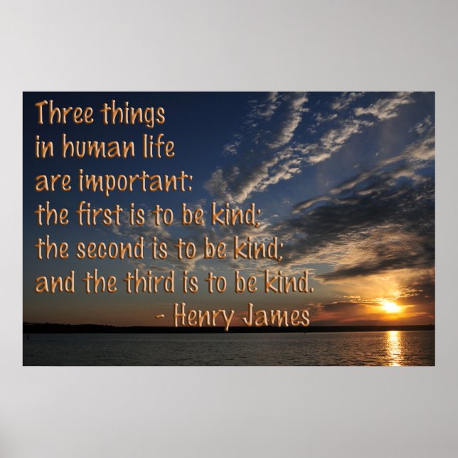 Poster Soyez gentil (Devant)