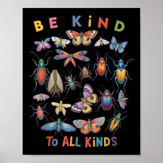Poster Soyez gentil pour toute la biologie des insectes C