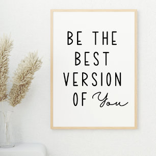 Poster Soyez la meilleure version de votre motivation