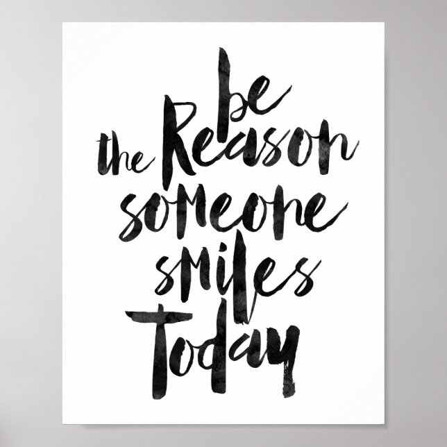 Poster Soyez La Raison Pour Laquelle Quelqu'Un Sourit Auj (Devant)