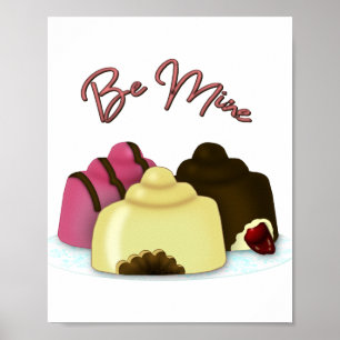 Poster Soyez le bonbon de la Saint-Valentin