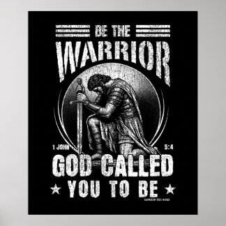 Poster Soyez le Guerrier 1 Jean 5:4