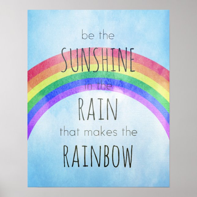 Poster Soyez le soleil dans la pluie (Devant)