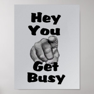 Poster Soyez Occupé
