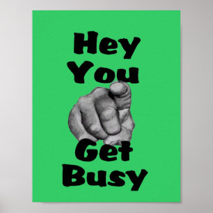 Poster Soyez Occupé