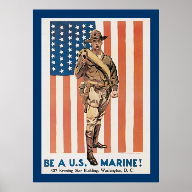 Poster Soyez Un Marine Américain ! (Devant)