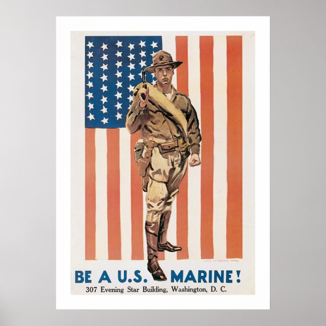 Poster Soyez Un Marine Américain ! (Devant)