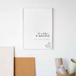 Poster Soyez Une Femme Soyez Une Feministe Indépendante C
