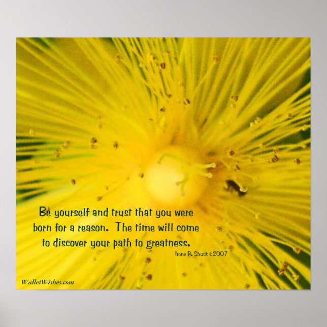 Poster Soyez vous-même (Devant)