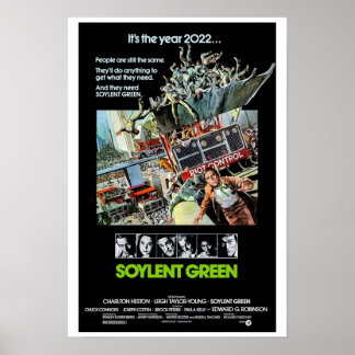 Poster Soylent vert 1973