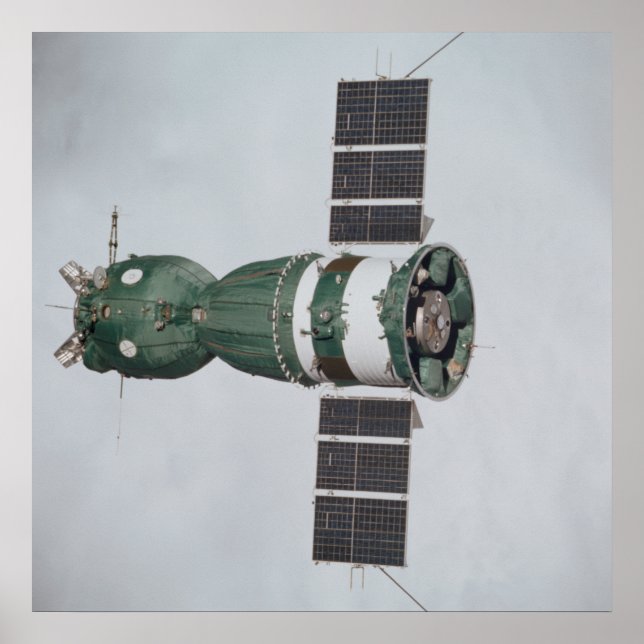 Poster Soyouz Spacecraft (Projet d'essai Apollo-Soyouz) (Devant)