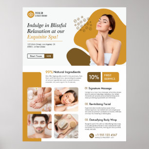 Poster Spa, Centre de bien-être, Soins de beauté