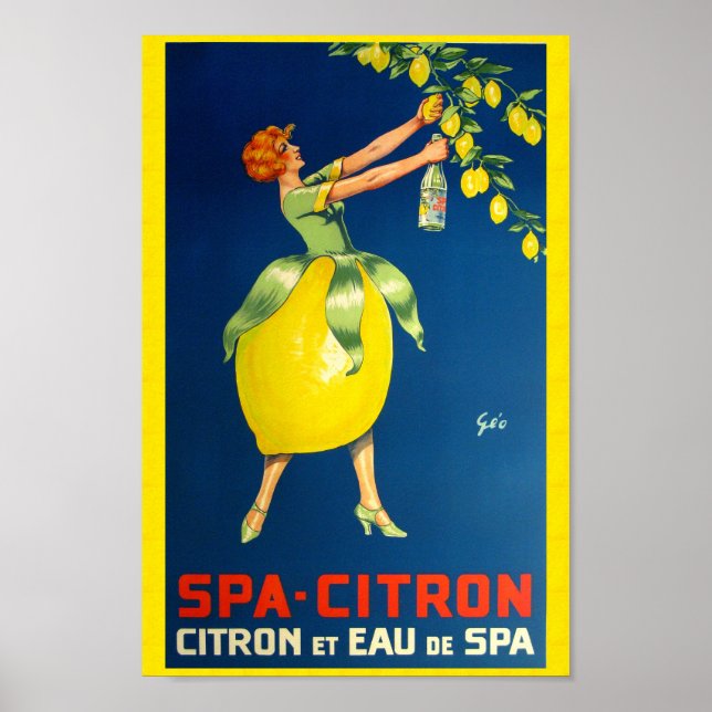Poster Spa Citron (Devant)