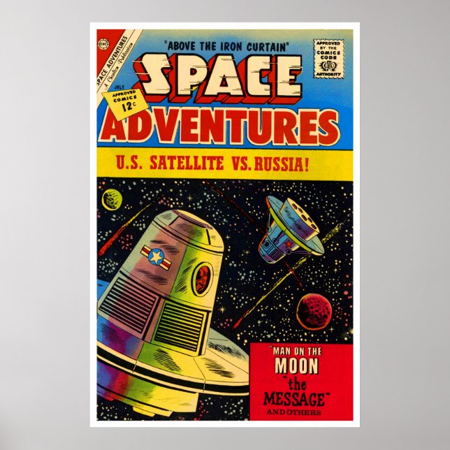 Poster Space Adventures #46 (1962) (Devant)