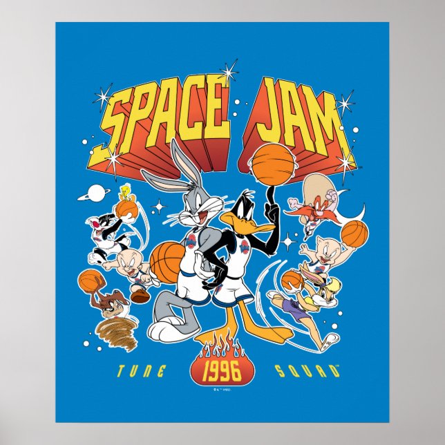 Poster SPACE JAM™ TUNE SQUAD™ 1996 Graphique (Devant)