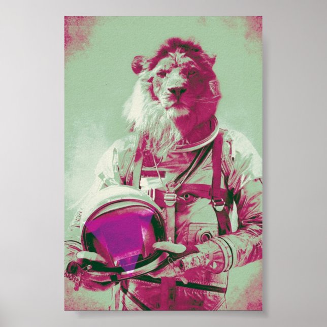 Poster space lion (Devant)