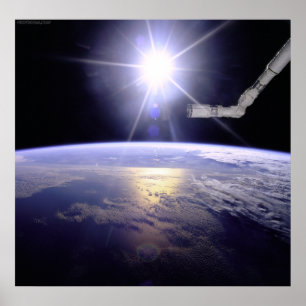 Poster Space Shutter Earth Limb